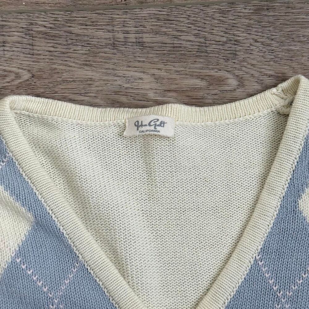 Brandy Melville Argyle Cardigan Sweater OS - Picture 2 of 7